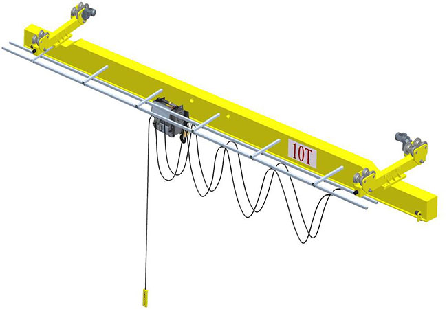 Tek Kiriş Kiriş Askılı Havai Vinç.jpg Single Girder Beam Suspension Overhead Crane.jpg