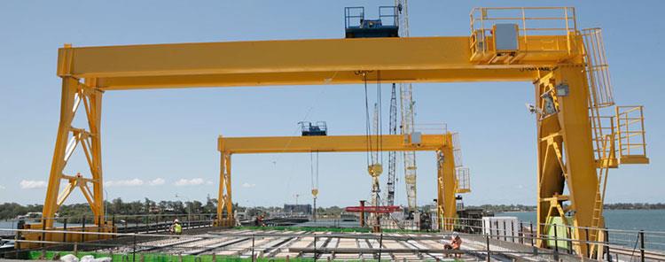 dBox Tipi Çift Kirişli Elektrik Arabası Portal Vinç, 10T, 20T, 50T, CE, SGS, ISO Sertifikalı Box Type Double Girder Electric Trolley Gantry Crane,10T,20T,50T,with CE,SGS,ISO Certified