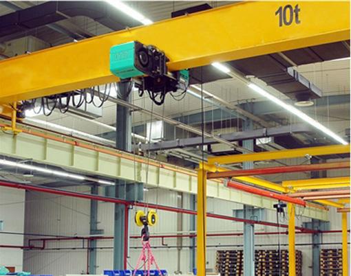 10t Elektrikli Tek Kirişli Gezer Vinç. 10t Electric Single Girder Overhead Crane.jpg